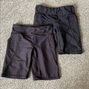 Old Navy girls Black biker‎ Shorts